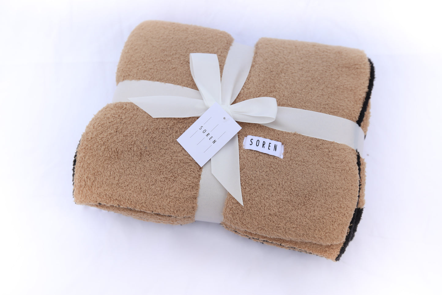 Black and Khaki Blanket